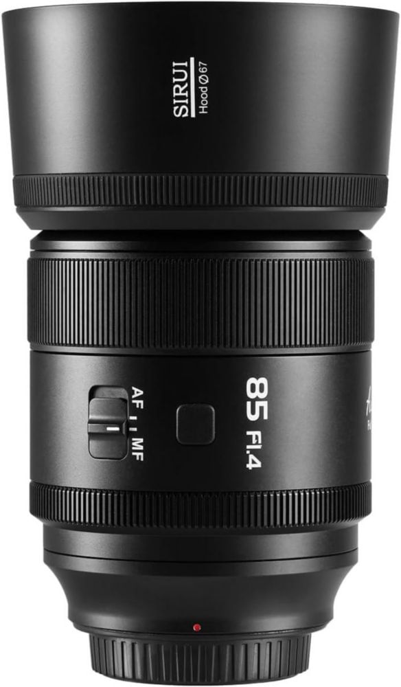 Objetivo Sirui Aurora 85mm F1.4 con Enfoque Automático para Montura E