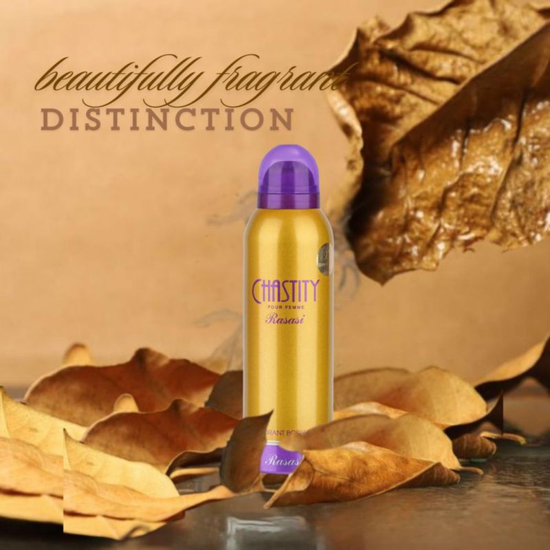 Desodorante en Spray Corporal Rasasi Chastity para Mujer 200 ml