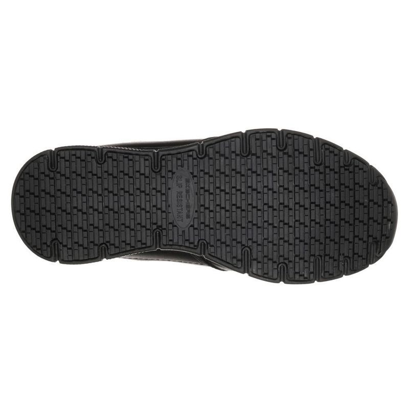 Calzado skechers work relaxed fit negro para mujer 77236blk