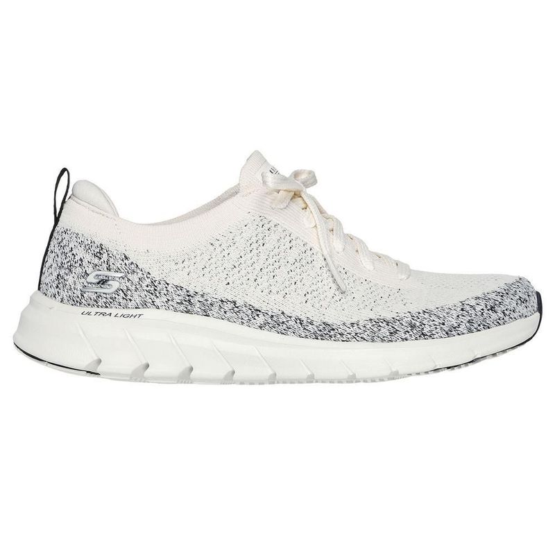 Tenis skechers sport active beige negro para mujer 104651xntbk