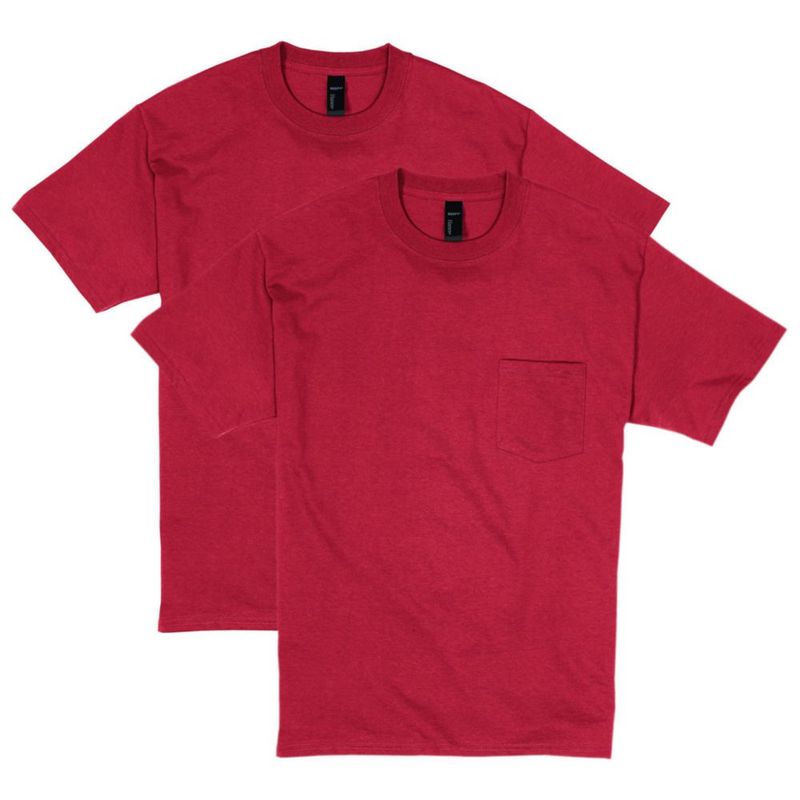 Camiseta Hanes X-Large rojo intenso 2 unidades