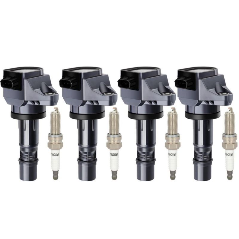 Conjunto de 4 Bobinas de Encendido ECCPP y Bujías de Iridio
