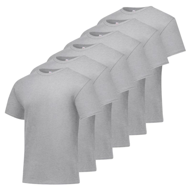 Camiseta Hanes 3XL Gris Acero Claro (6 unidades)