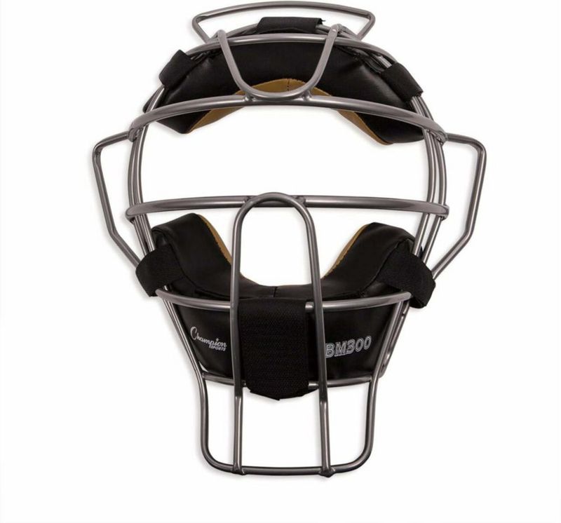Máscara de árbitro Champion Sports adulto plata 510 g