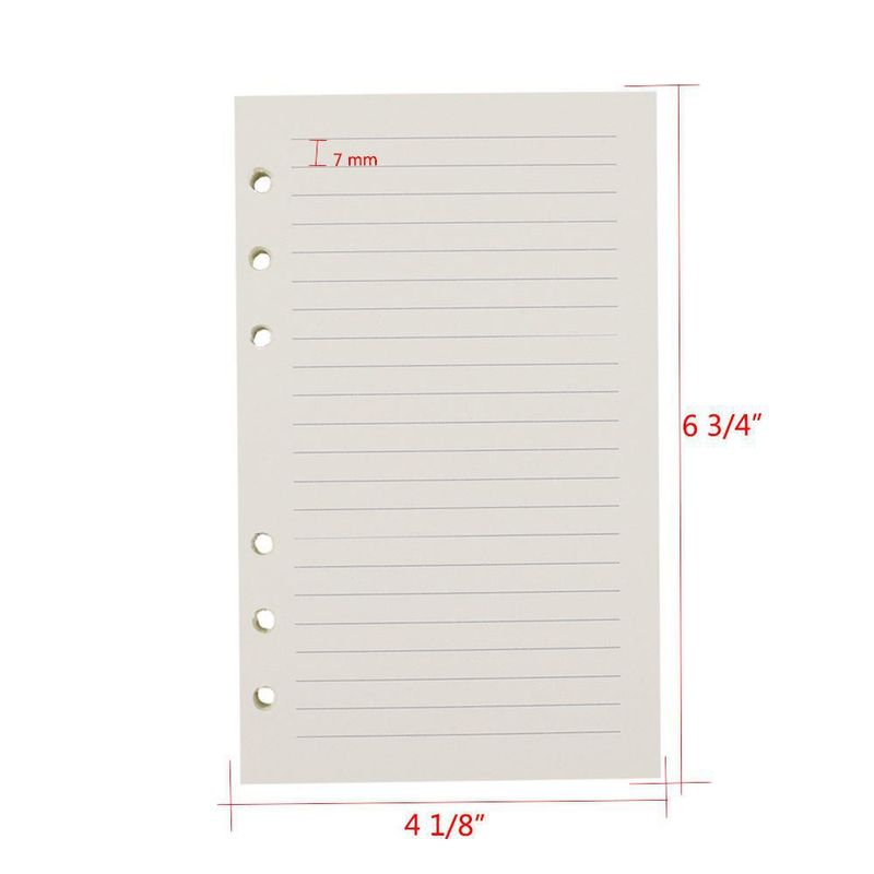 Recambio de papel rayado Tofun A6 17×10 cm 160 páginas