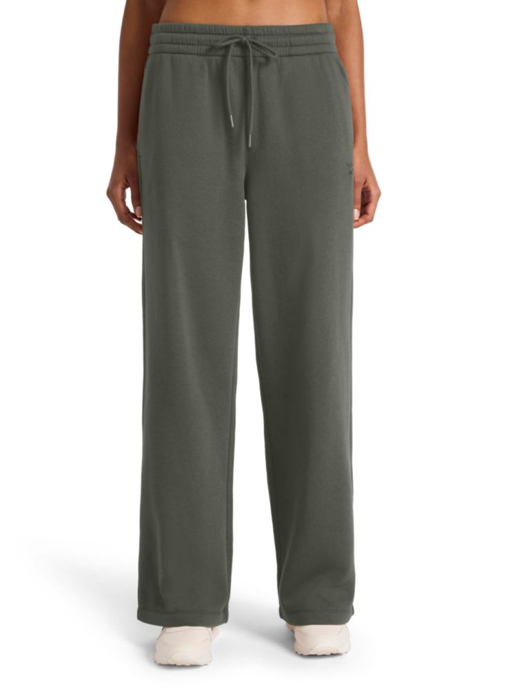 Pantalón de chándal Reebok Pierna ancha 76 cm Verde Grit Talla M