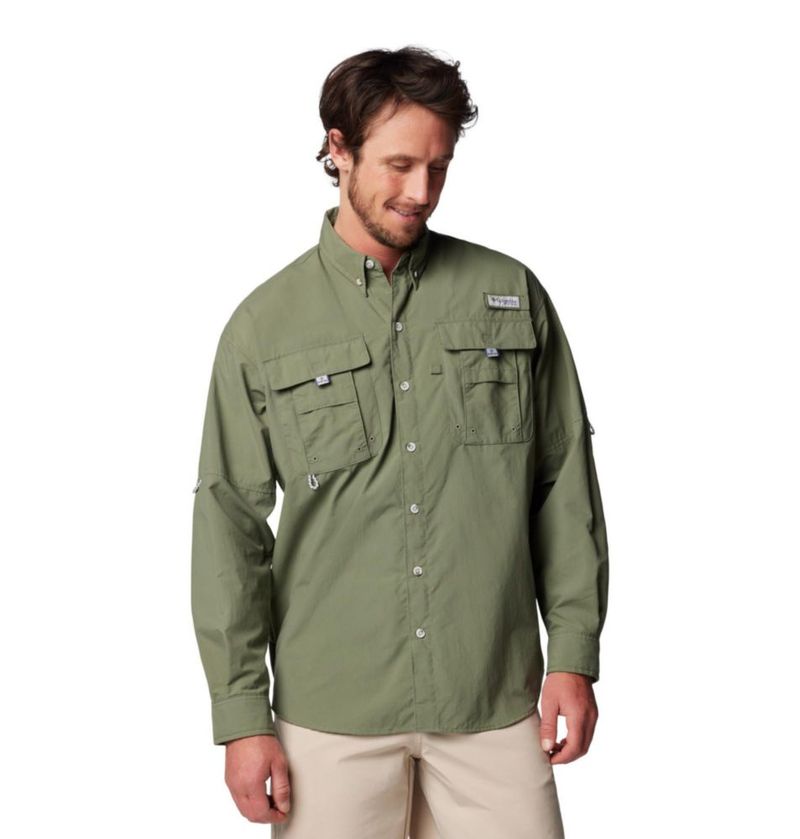 Camisa Columbia PFG Bahama II de manga larga Cypress para hombre