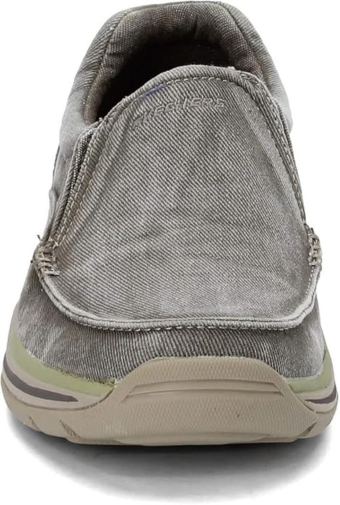 Zapatos Skechers Expected-Atillo para hombre color caqui talla 16 ancho