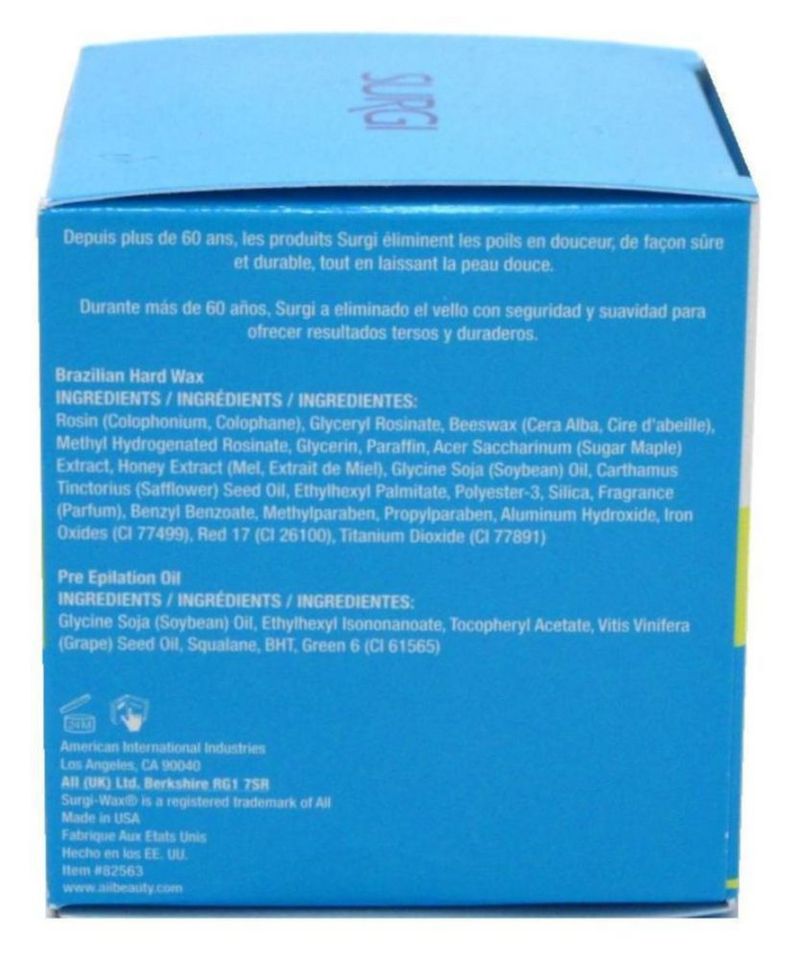 Kit de Cera Dura Brasileña Surgiwax 118 ml - Pack de 6