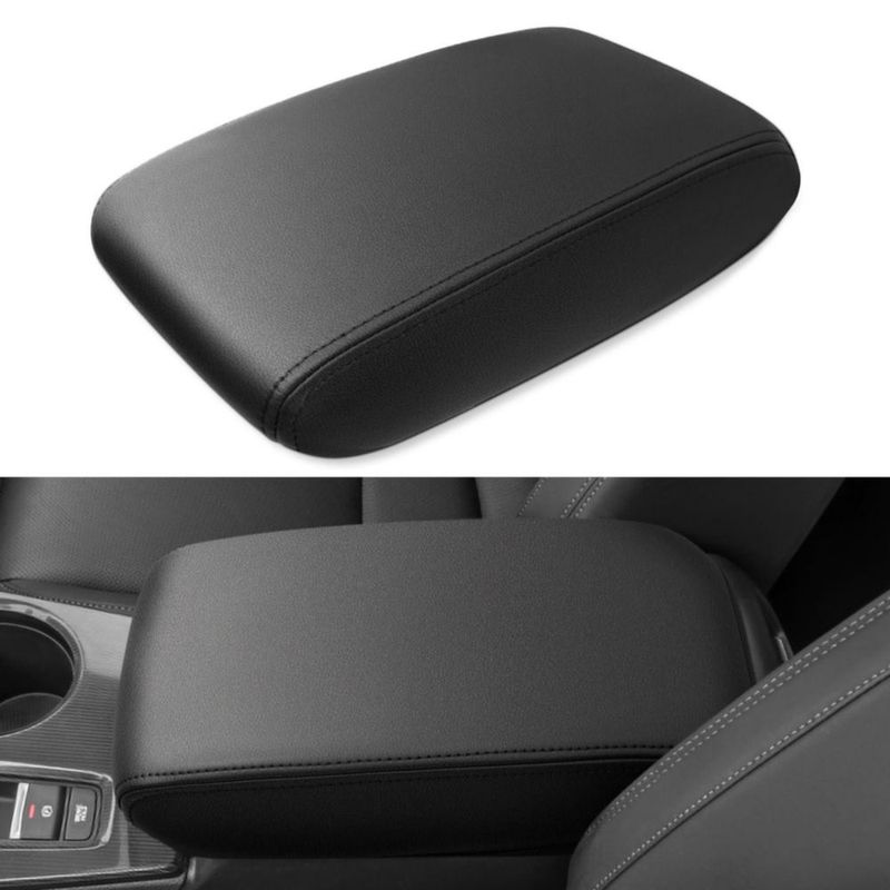 Cubierta de Reposabrazos Asgohme para Honda Civic 2012-2015 de Cuero Negro