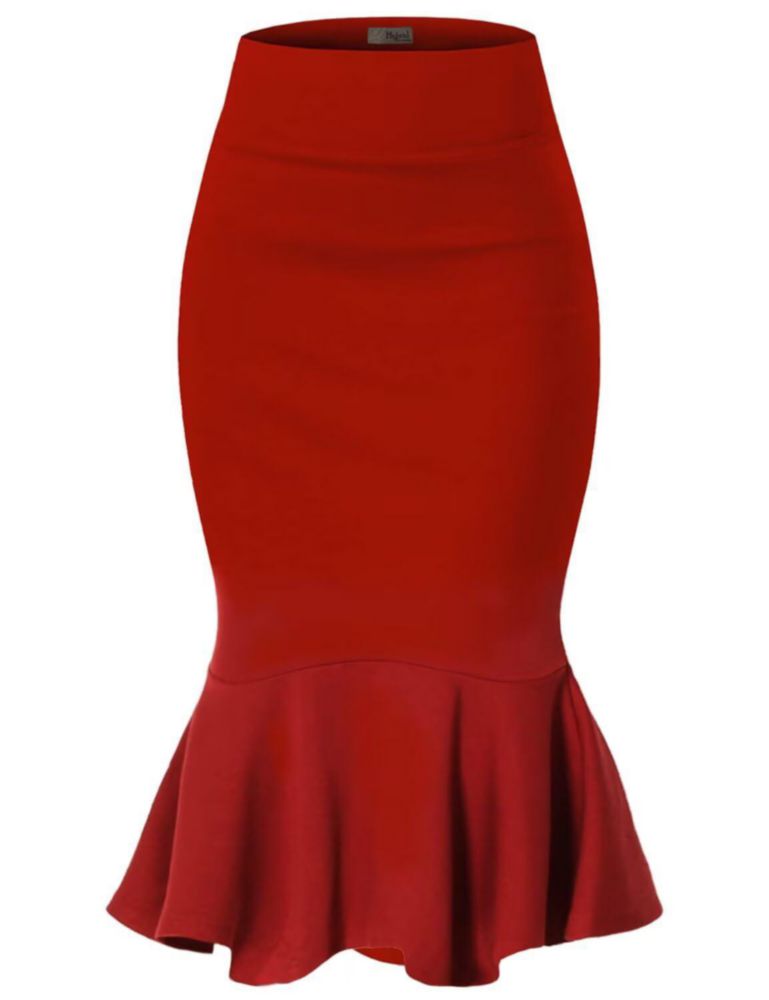 FALDA Hybrid & Company KSK45010 ROJA TALLA L COLA DE SIRENA