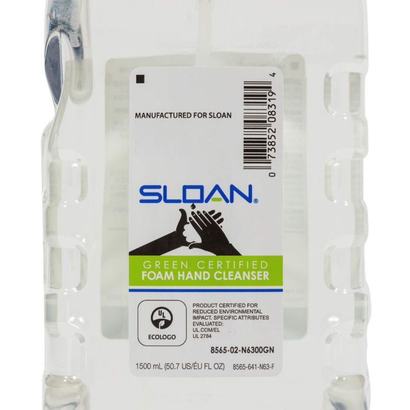 Recarga de jabón en espuma Sloan ESD-325 1500 ml transparente sin perfume