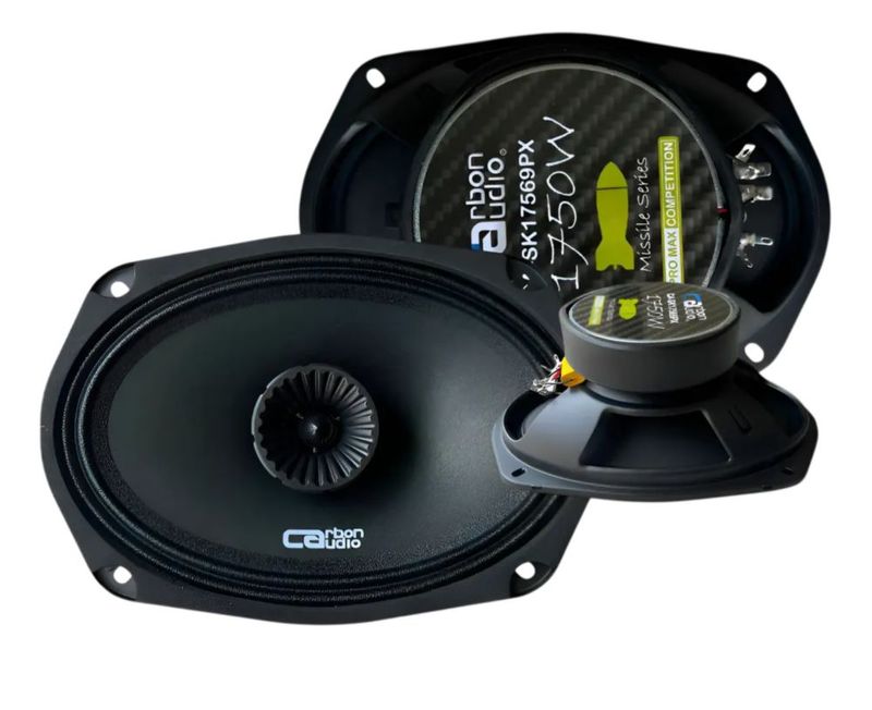 Bocinas Coaxiales 6x9" Carbon Audio CA-SK17569PX 1750W Max