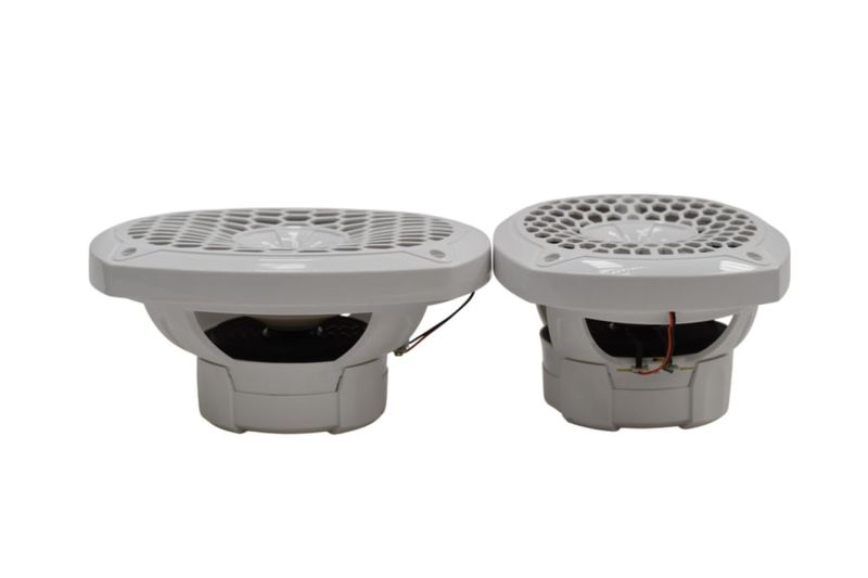 Par De Bocinas Marinas 6x9" Carbon Audio CA-SMW6069ET Blancas 600W Max
