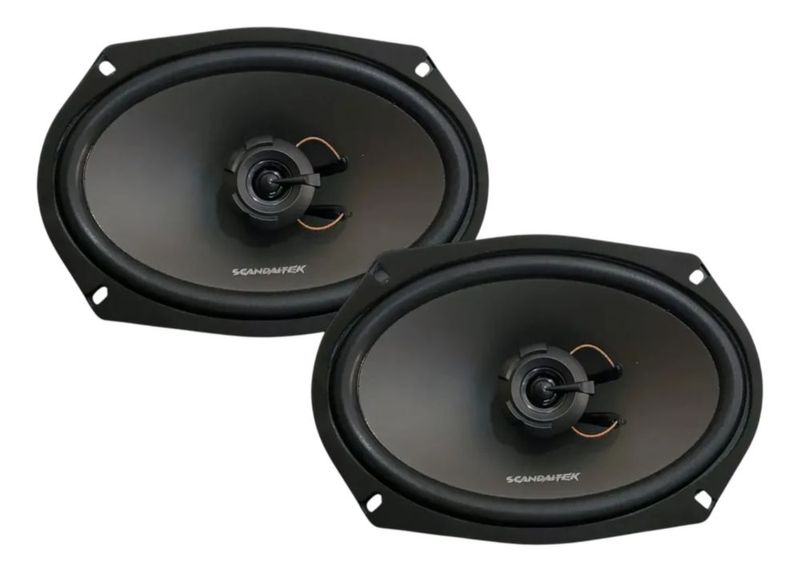 Par De Bocinas Coaxiales 6x9" Scandaltek ST-SP690 500W Max