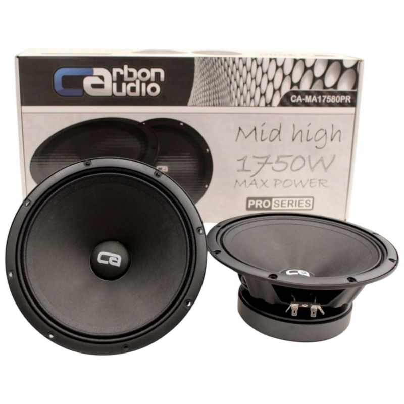 Par De Medio Altos 8" Carbon Audio CA-MA17580PR Pro Series 1750W Max