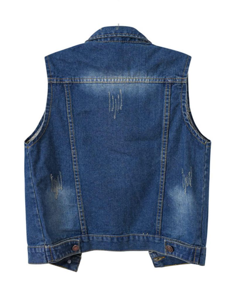 Chaleco Vaquero Slim Fit sin Mangas COWOKA S