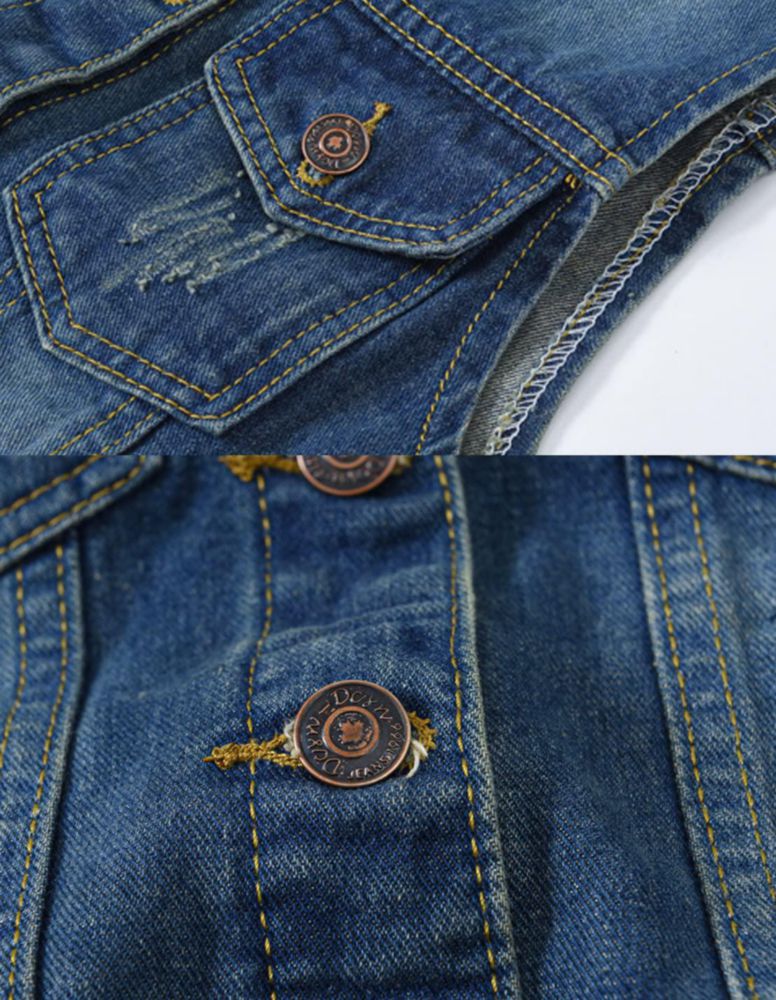 Chaleco Vaquero Slim Fit sin Mangas COWOKA S