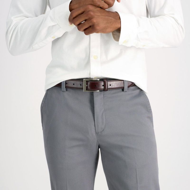 Cinturón de vestir para hombre DOCKERS mediano Cordovan 32 cm
