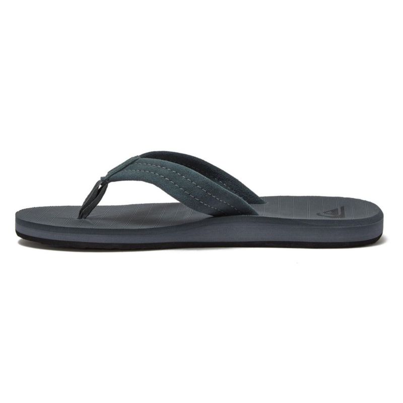 Sandalia Quiksilver 11 M US Gris/Negro de ante con soporte de arco