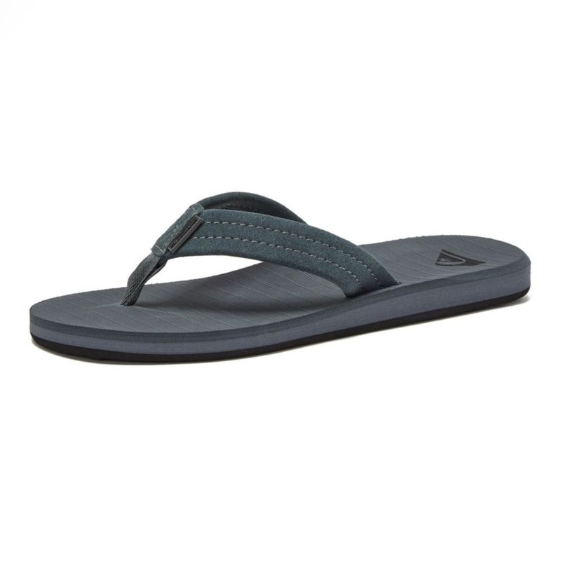 Sandalia Quiksilver 11 M US Gris/Negro de ante con soporte de arco