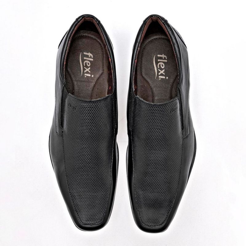 VESTIR MOCASIN FLEXI 90727 NEGRO Piel