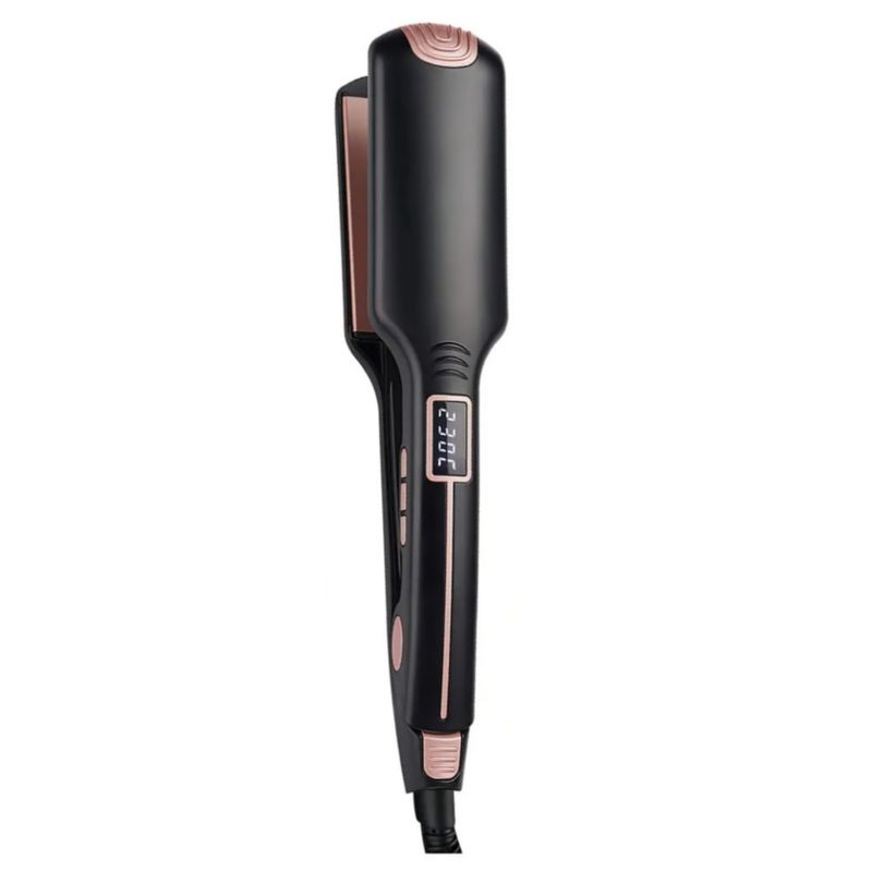Plancha De Cabello Profesional 450f 2en1 Alaciadora, Color Negro