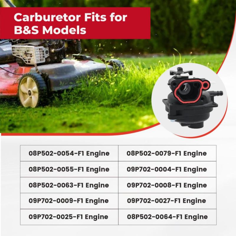 Carburador NIMTEK para B&S 593261 300E 450E 500E