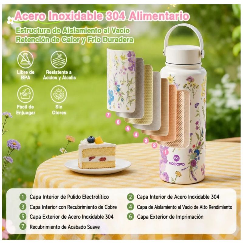 Taza Portátil Con Aislamiento Al Vacío Modofo De 34 Oz amarillo