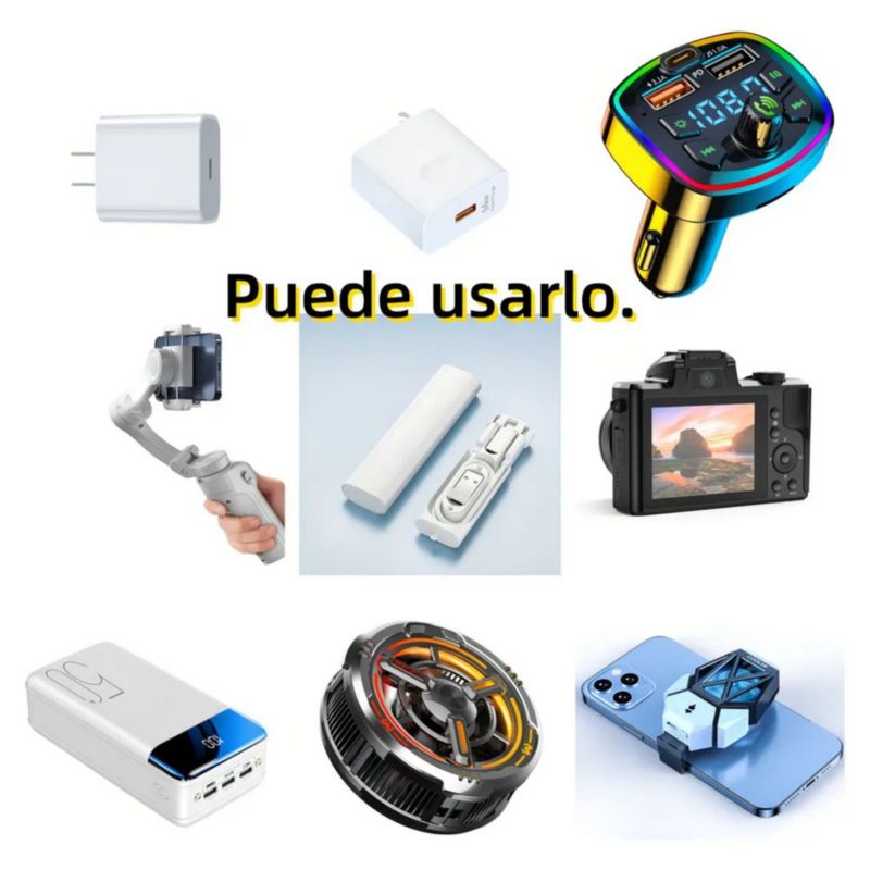 Adaptador Otg Usb Tipo C A Usb 3.0 5gbps 6 Piezas Conjunto Color Negro
