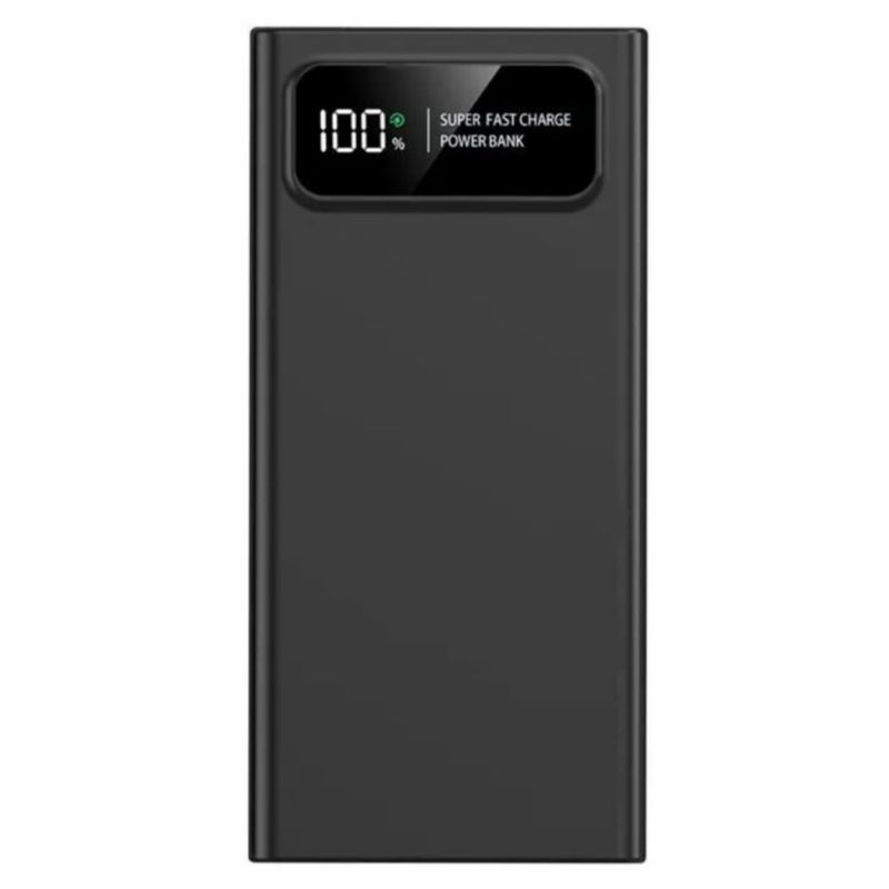 Power Bank 20000mah Batería Portátil Pd 66w Carga Rápida, Color Negro