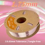 Filamento PLA ERYONE 175 mm 1 kg Silk Rosa Dorado