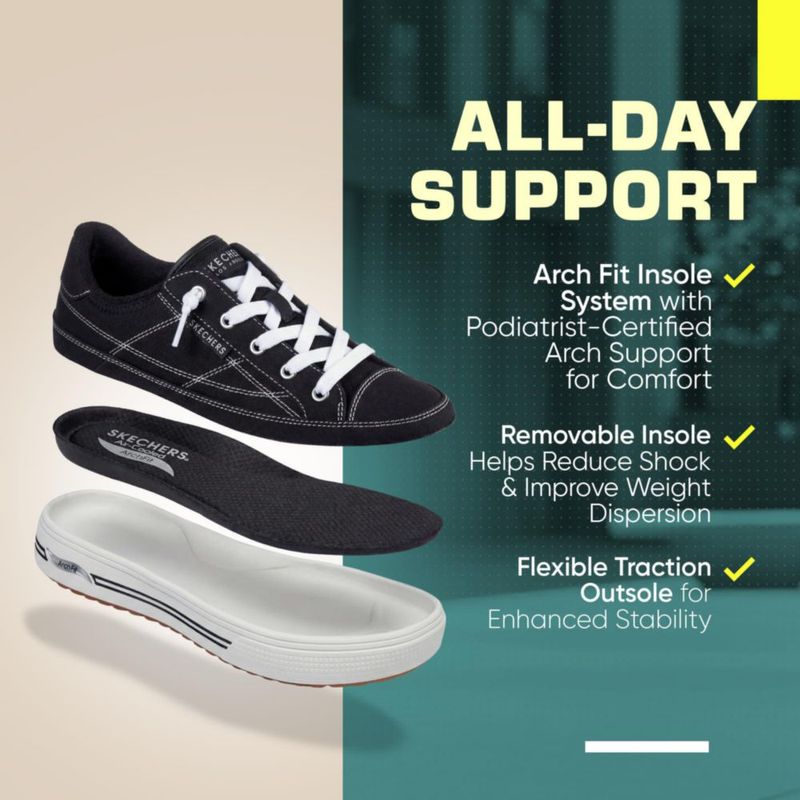 Zapatos Skechers Street Arcata negro talla 9 US