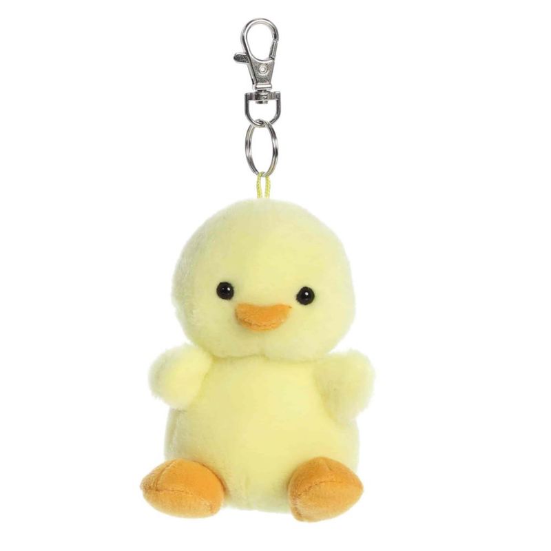 Peluche Aurora Betsy Chick de 10 cm con clip – color amarillo