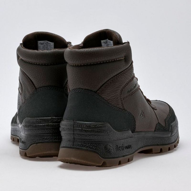 BOTA Y BOTIN CASUAL FLEXI 406003 CAFE NEGRO Piel