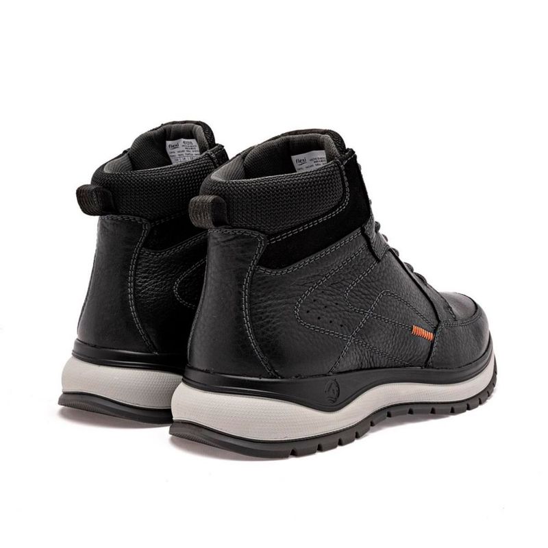 BOTA Y BOTIN CASUAL FLEXI 401016 NEGRO Piel