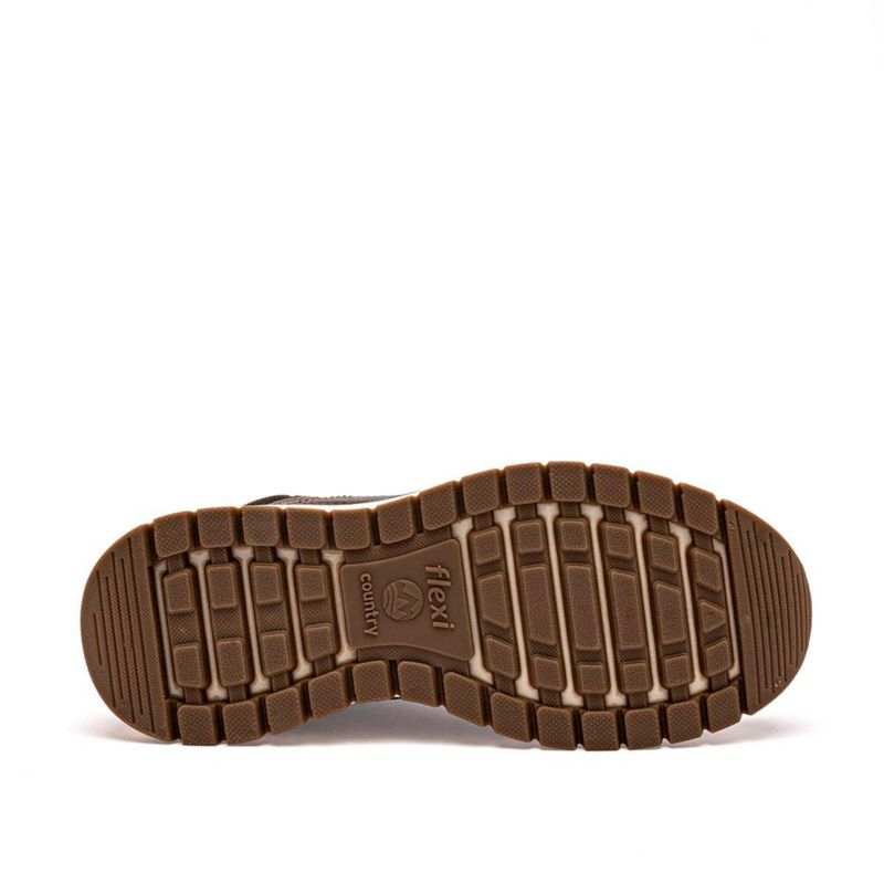 BOTA Y BOTIN CASUAL FLEXI 401016 CAFE Piel