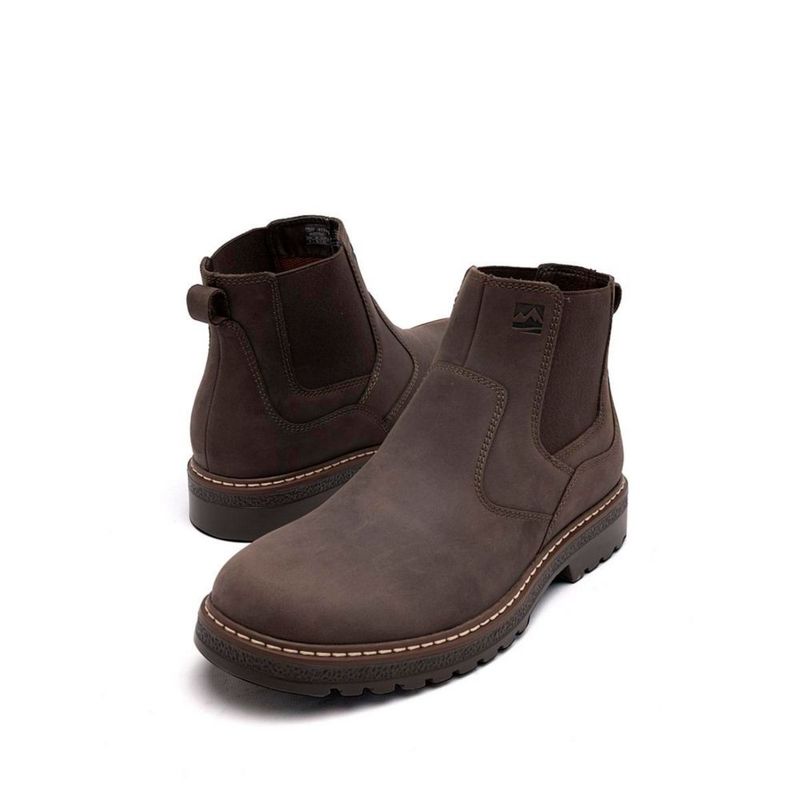 BOTA Y BOTIN CASUAL FLEXI 417405 CAFE Piel