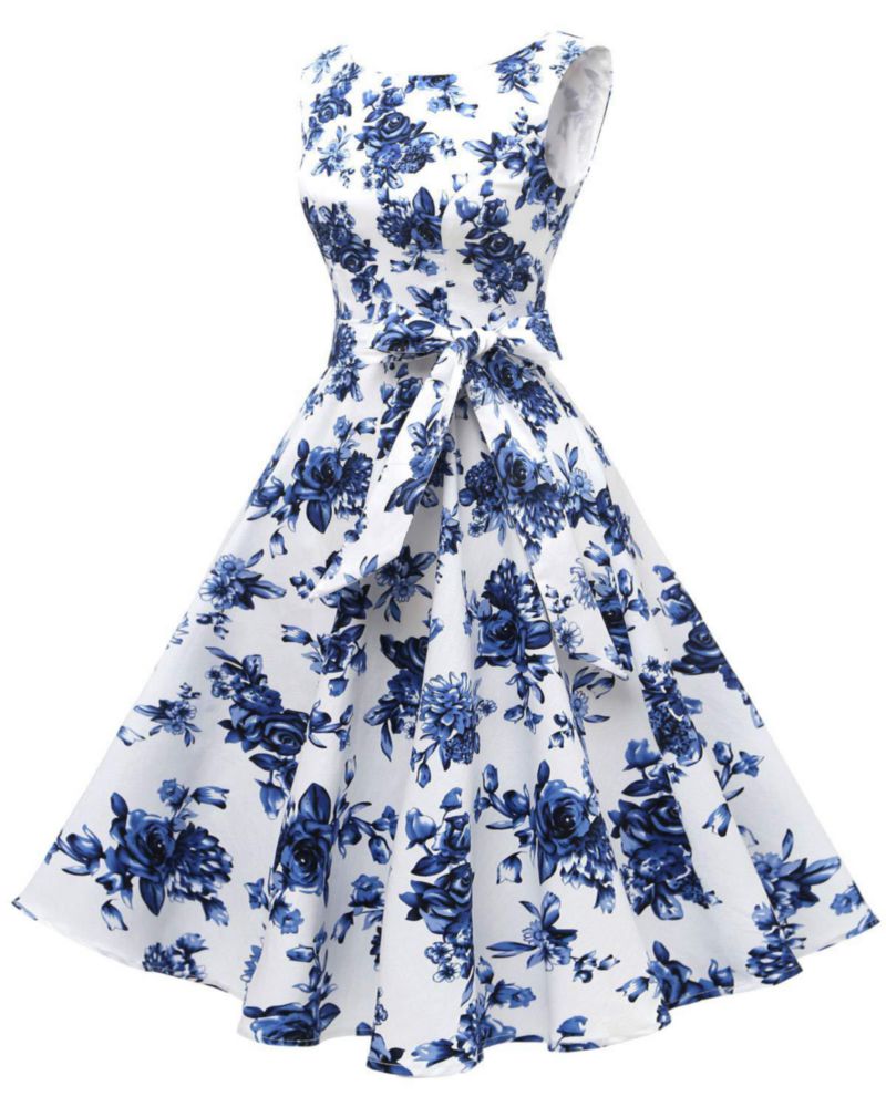 Vestido Hanpceirs XL Vintage de cóctel sin mangas