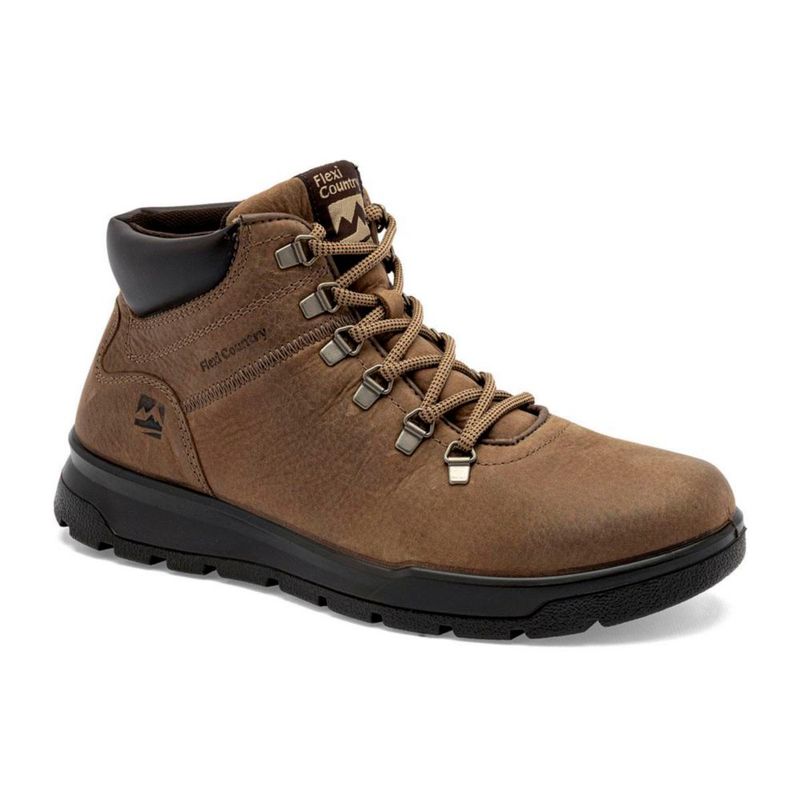BOTA Y BOTIN CASUAL FLEXI 414913 CAMEL CAFE Piel