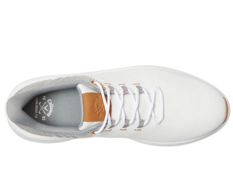 Zapatos de Golf Callaway La Jolla Sin Clavos Blanco/Gris 10