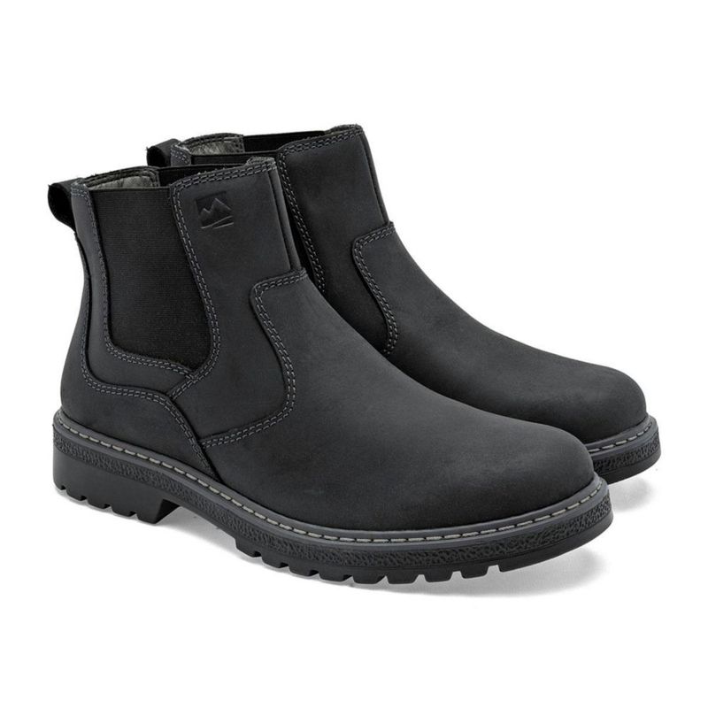 BOTA Y BOTIN CASUAL FLEXI 417405 NEGRO Piel