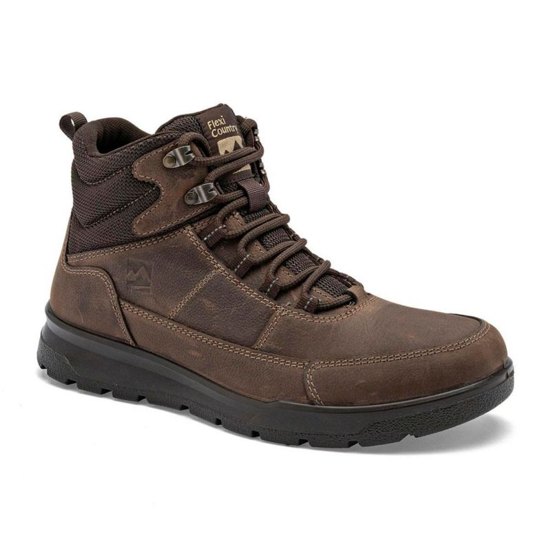 BOTA Y BOTIN CASUAL FLEXI 414915 CAFE Piel