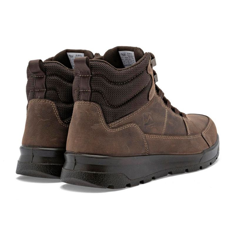 BOTA Y BOTIN CASUAL FLEXI 414915 CAFE Piel