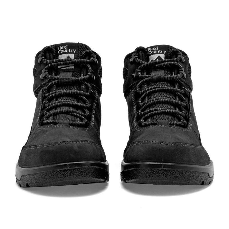 BOTA Y BOTIN CASUAL FLEXI 414915 NEGRO Piel