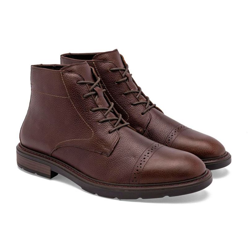 BOTA Y BOTIN CASUAL FLEXI 419409 CAFE Piel