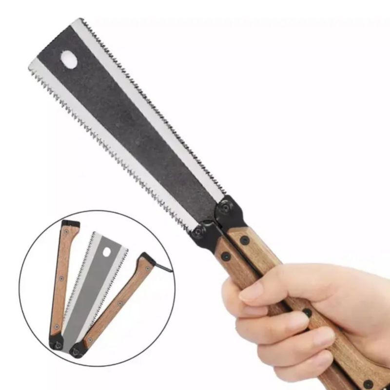 Serrucho Japonés Portatil 30 Cm Doble Cierra