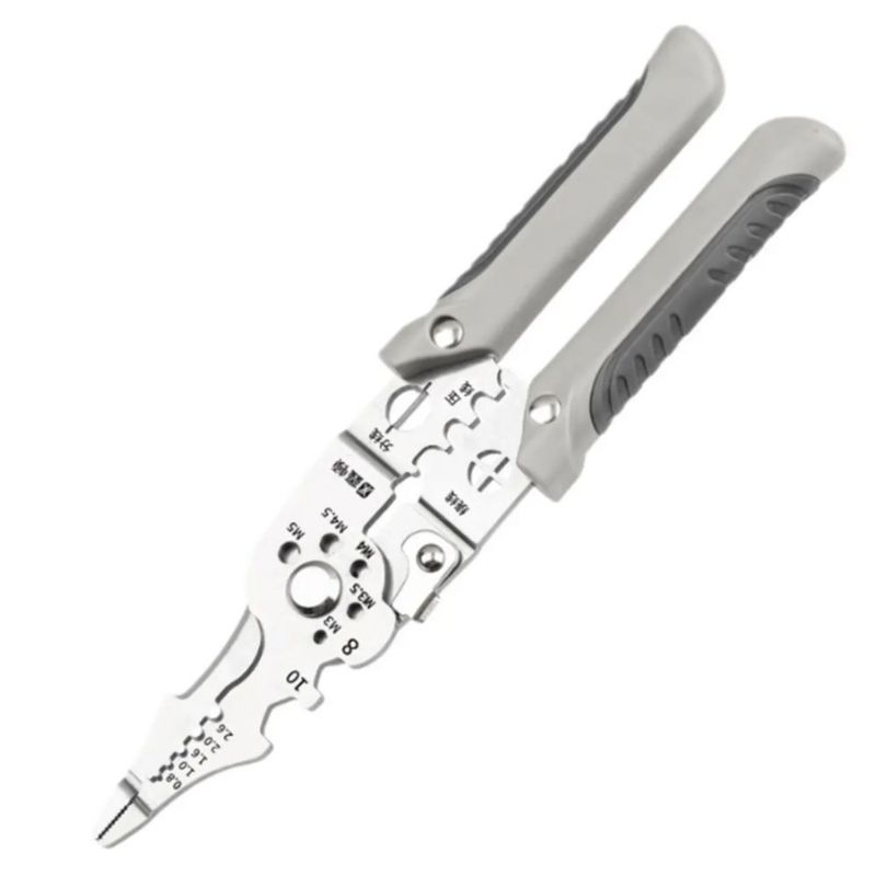 Pinzas Pelacables Multifuncionales gris