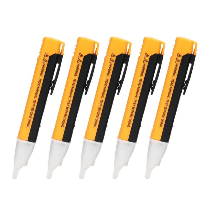 Lápiz Detector De Voltaje Probador De Corriente 90-1000,2pcs naranja