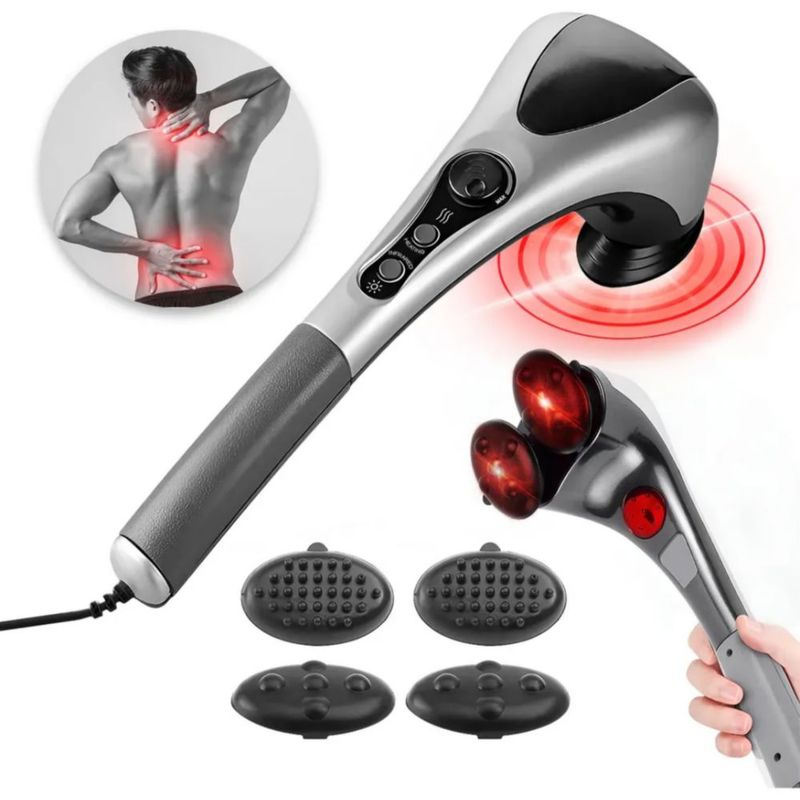 Masajeador Electrico Doble Cabeza Infrarojo Cuerpo Completo